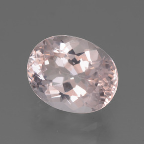 Morganite Rosa chiaro naturale da 2.06 ct, Taglio ovale, VS