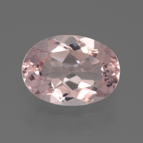 Morganite Rosa chiaro naturale da 2.33 ct, Taglio ovale, VS