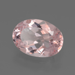 Morganite Rosa chiaro naturale da 2.33 ct, Taglio ovale, VS