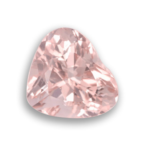 Morganite Rosa chiaro naturale da 2.61 ct, A forma di cuore, VS