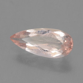 Morganite Rosa chiaro naturale da 1.98 ct, Forma a pera, VS