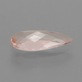Morganite Rosa chiaro naturale da 1.98 ct, Forma a pera, VS