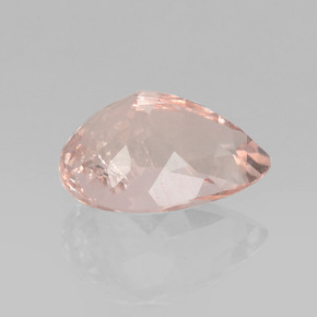 Morganite naturale rosa da 1,71 ct, taglio a pera, VS-SI