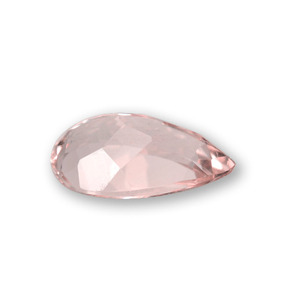 Morganite naturale rosa da 1,45 ct, taglio a pera, VVS-VS