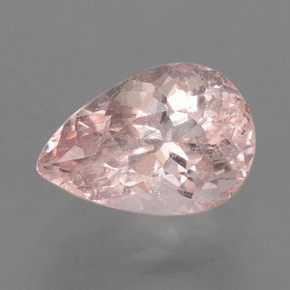 Morganite naturale rosa da 2,00 ct, taglio a pera, VS-SI