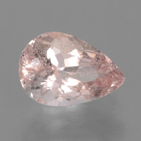 Morganite naturale rosa da 2,00 ct, taglio a pera, VS-SI