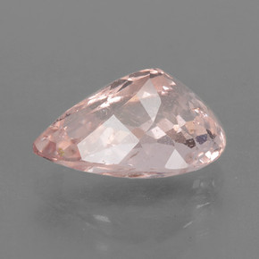 Morganite naturale rosa da 2,00 ct, taglio a pera, VS-SI