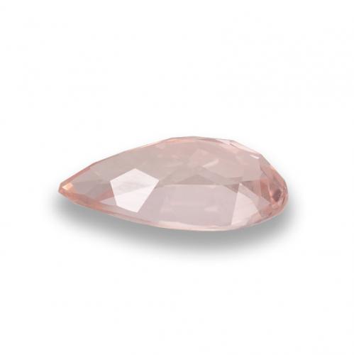 Morganite Rosa medio naturale da 0.64 ct, Forma a pera, VVS
