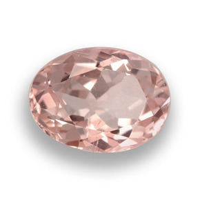 Morganite naturale rosa da 0,96 ct, taglio ovale, VS