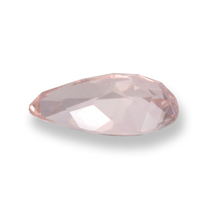 Morganite naturale rosa da 0,78 ct, taglio a pera, VVS