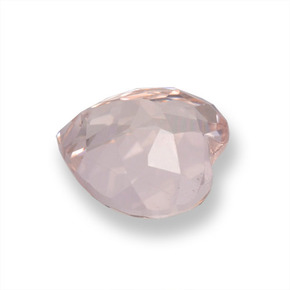 Morganite Rosa chiaro naturale da 1.22 ct, A forma di cuore, VS