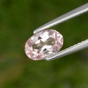 Morganite naturale rosa da 1,00 ct, taglio ovale, VS