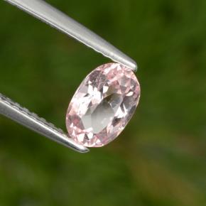 Morganite naturale rosa da 1,00 ct, taglio ovale, VS