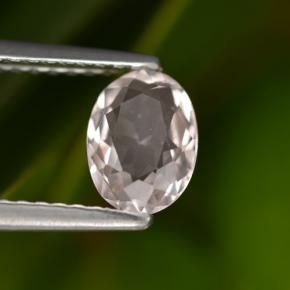 Morganite naturale rosa da 0,70 ct, taglio ovale, VS