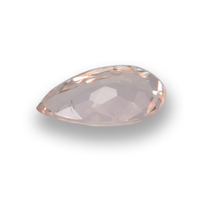 Morganite naturale rosa da 0,62 ct, taglio a pera, VVS-VS