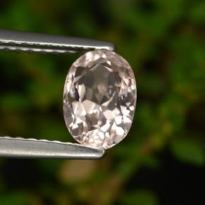Morganite Rosa medio naturale da 0.94 ct, Taglio ovale, VS-SI