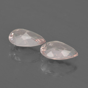 Morganite naturale rosa da 1,09 ct, taglio a pera, VVS-VS