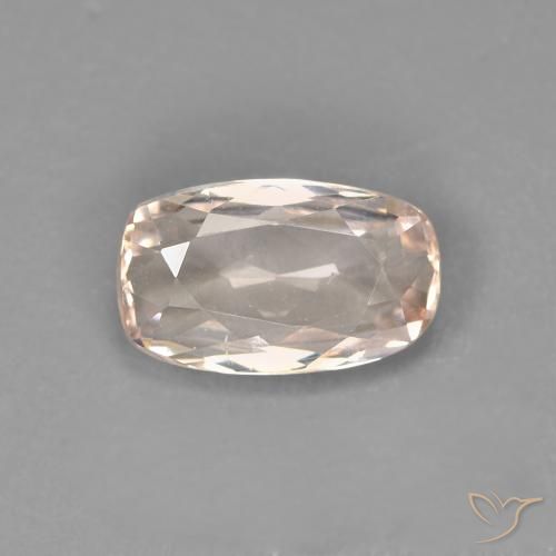 0.76ct Naturale Rosa Molto Chiaro Morganite, Cuscino, VVS-VS