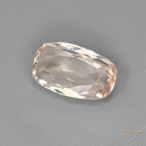Morganite Rosa Molto Chiaro naturale da 0.76 ct, Cuscino, VVS-VS