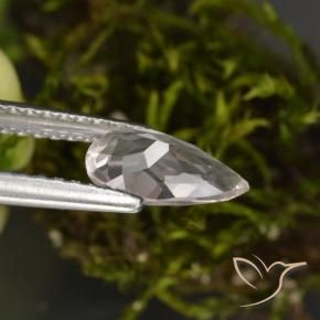 Morganite Rosa chiaro naturale da 0.68 ct, Forma a pera, VVS