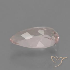 Morganite Rosa medio naturale da 0.53 ct, Forma a pera, VVS