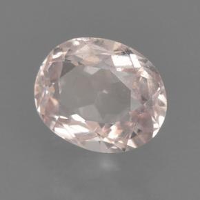 Morganite naturale rosa da 0,44 ct, taglio ovale, VS