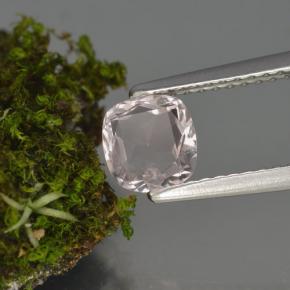 Morganite naturale rosa da 0,62 ct, taglio a cuscino, VVS-VS