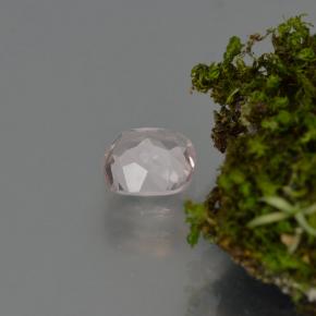 Morganite naturale rosa da 0,62 ct, taglio a cuscino, VVS-VS