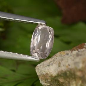 Morganite Rosa chiaro naturale da 0.46 ct, Taglio a cuscino, VVS