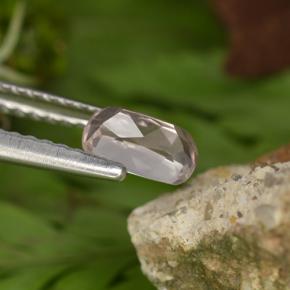 Morganite Rosa chiaro naturale da 0.46 ct, Taglio a cuscino, VVS