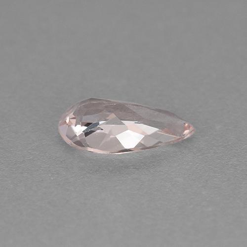 Morganite Rosa chiaro naturale da 0.46 ct, Forma a pera, VVS