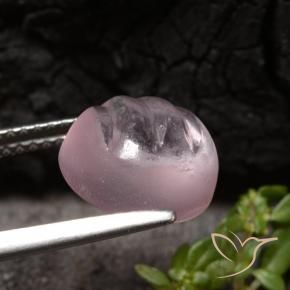 Morganite Rosa chiaro naturale da 4.08 ct, Rotondo, Trasparente