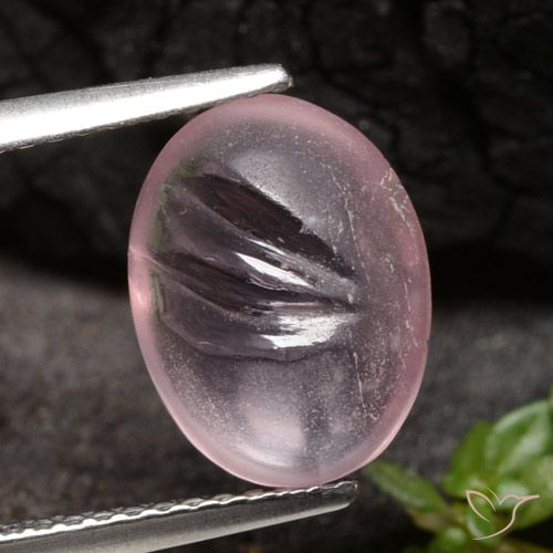 Morganite Rosa medio naturale da 3.09 ct, Ovale, Trasparente