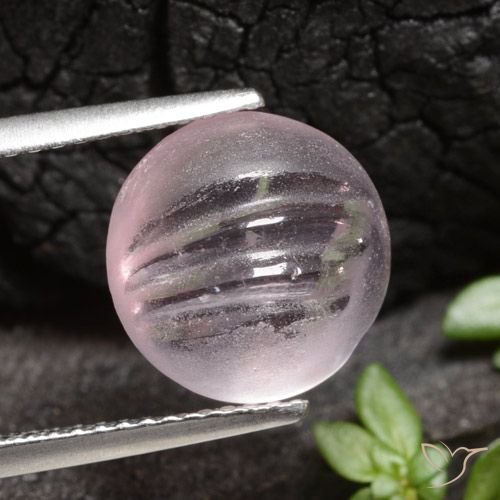 5.01ct Naturale Rosa chiaro Morganite, Rotondo, Traslucido