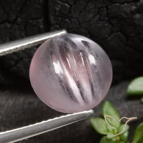 Morganite Rosa chiaro naturale da 5.01 ct, Rotondo, Traslucido
