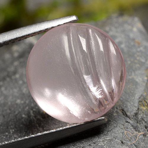7.33ct Naturale Tono rosa rosa Morganite, Rotondo, Trasparente