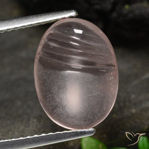 4.09ct Naturale Rosa Corallo Chiaro Morganite, Ovale, Trasparente