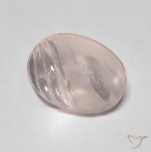 4.15ct Naturale Rosa chiaro Morganite, Ovale, Trasparente