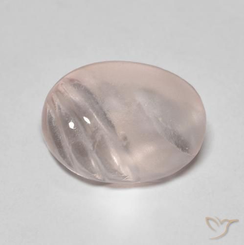 Morganite Rosa chiaro naturale da 4.15 ct, Ovale, Trasparente