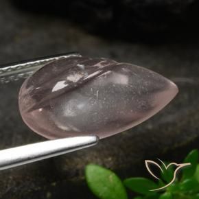 Morganite Tono rosa rosa naturale da 3.48 ct, Forma a pera, Trasparente