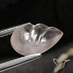 Morganite Rosa medio-chiaro naturale da 2.74 ct, Forma a pera, Trasparente