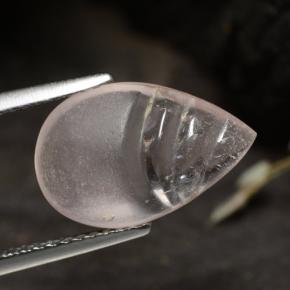 Morganite Rosa chiaro naturale da 3.60 ct, Forma a pera, Trasparente