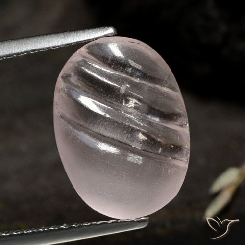 4.17ct Naturale Incolore Morganite, Ovale, Trasparente