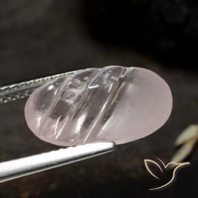 Morganite Incolore naturale da 4.17 ct, Ovale, Trasparente