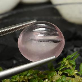 Morganite Rosa chiaro naturale da 5.96 ct, Taglio rotondo, Trasparente