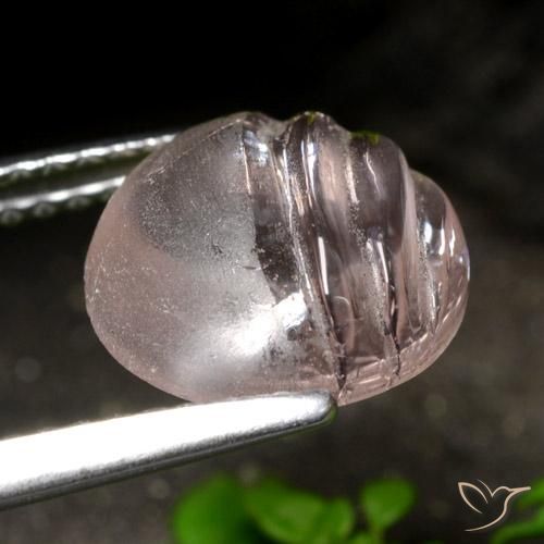 Morganite Rosa medio-chiaro naturale da 3.03 ct, Rotondo, Trasparente