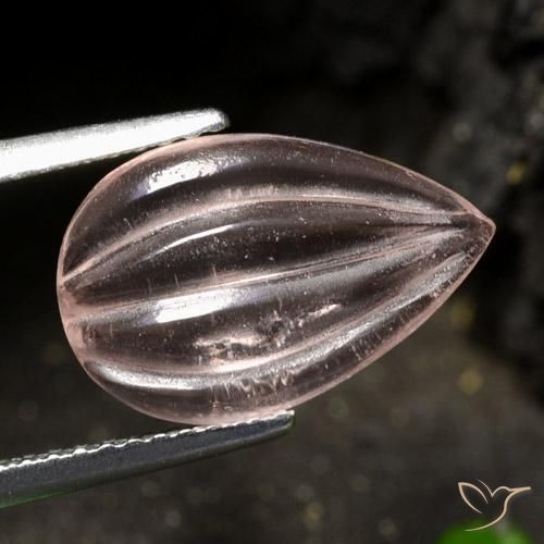 Morganite Rosa chiaro naturale da 2.74 ct, Forma a pera, Trasparente