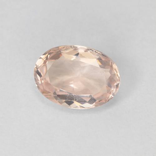 Morganite naturale rosa da 0,87 ct, taglio ovale, VS