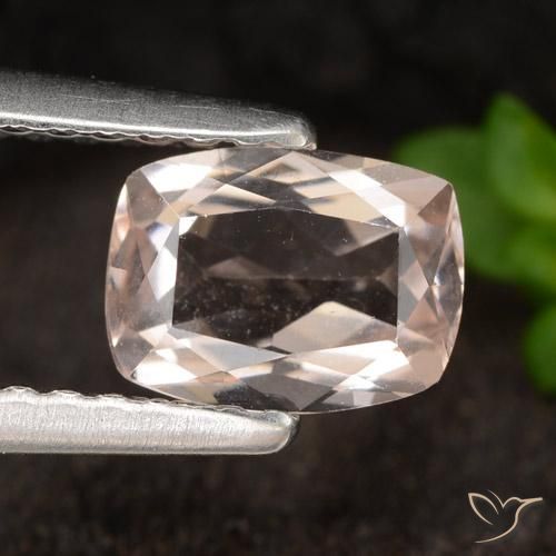 0.71ct Naturale Rosa medio-chiaro Morganite, Cuscino, VVS-VS