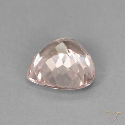 Morganite Medium Light-Pink naturale da 0.94 ct, Cuore, VVS-VS